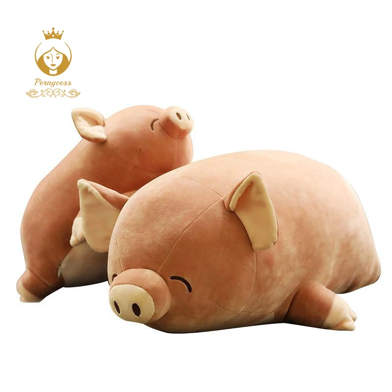 

Creative feather cotton pink fart peach pig plush stuffed toys, cute pig plush pillow, children sleeping pillow, appease doll
