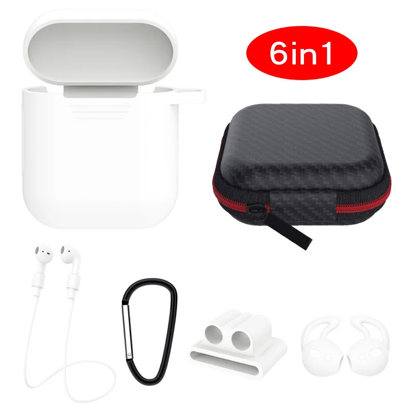 C Противоударный Earpods чехол для Airpod корпуса для телефона, аксессуары для AirPods чехол силиконовый защитный чехол с подставкой Чехол для Apple для наушников - Цвет: C