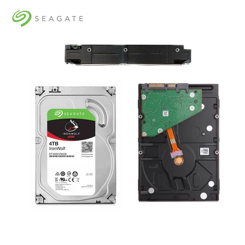 Жесткий диск Seagate 4 ТБ IronWolf SATA 3 0 внутренний жесткий с интерфейсом для настольного