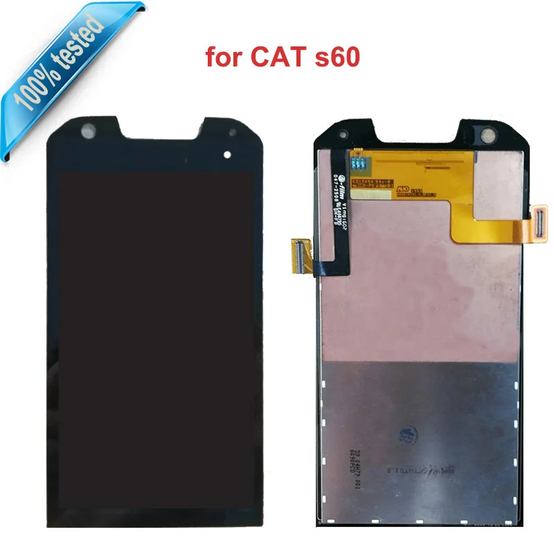 Для Caterpillar Cat S60 ЖК дисплей Дисплей Сенсорный экран Digitizer Замена тяга для S 60