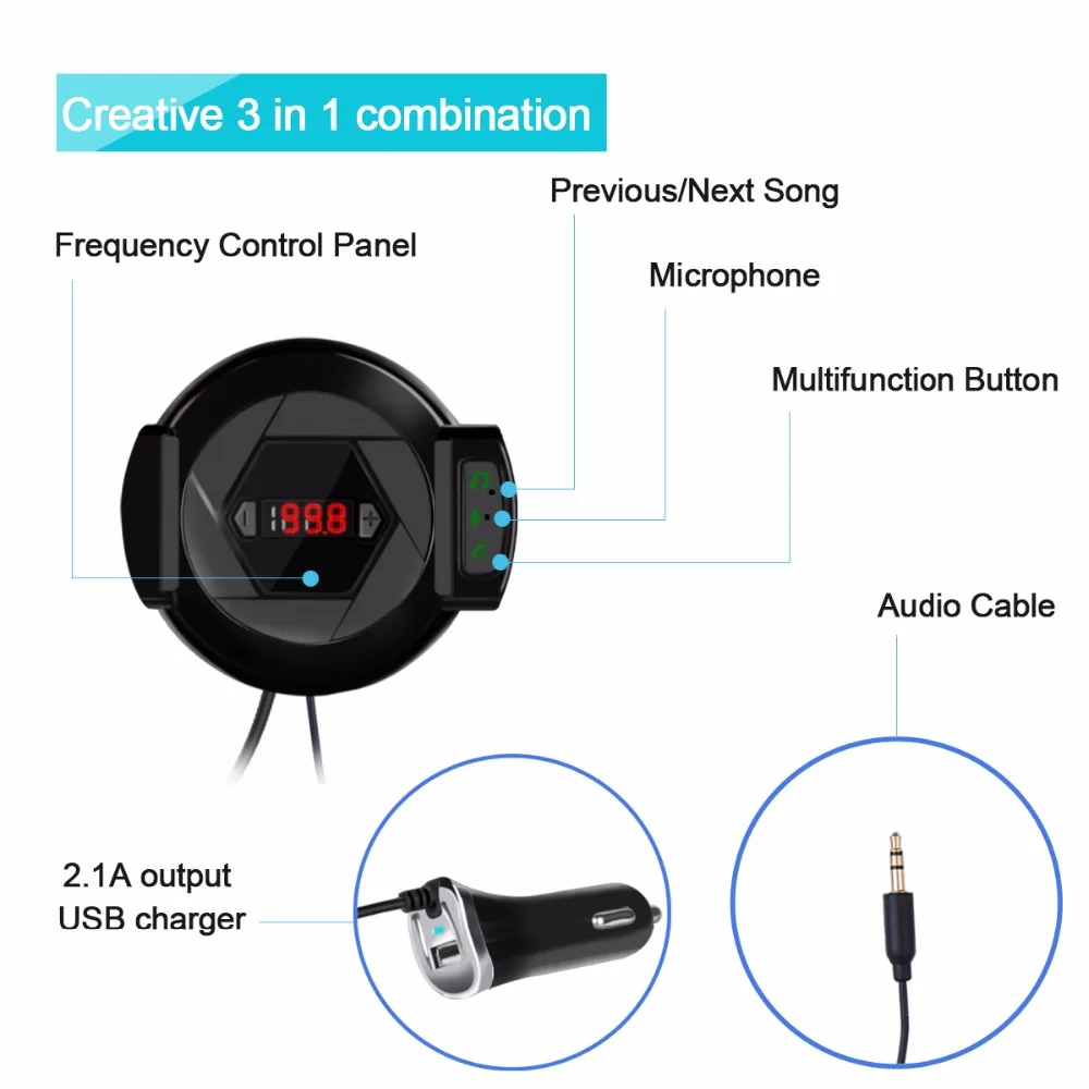 3 в 1 автомобиль Bluetooth 4.0 fm передатчик модулятор и Air Vent Телефон подставка держатель