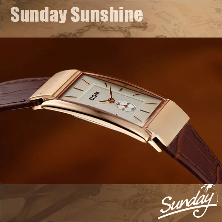 DOM марка роскошные мужчины и женщины одеваются старинные случайный кварцевые