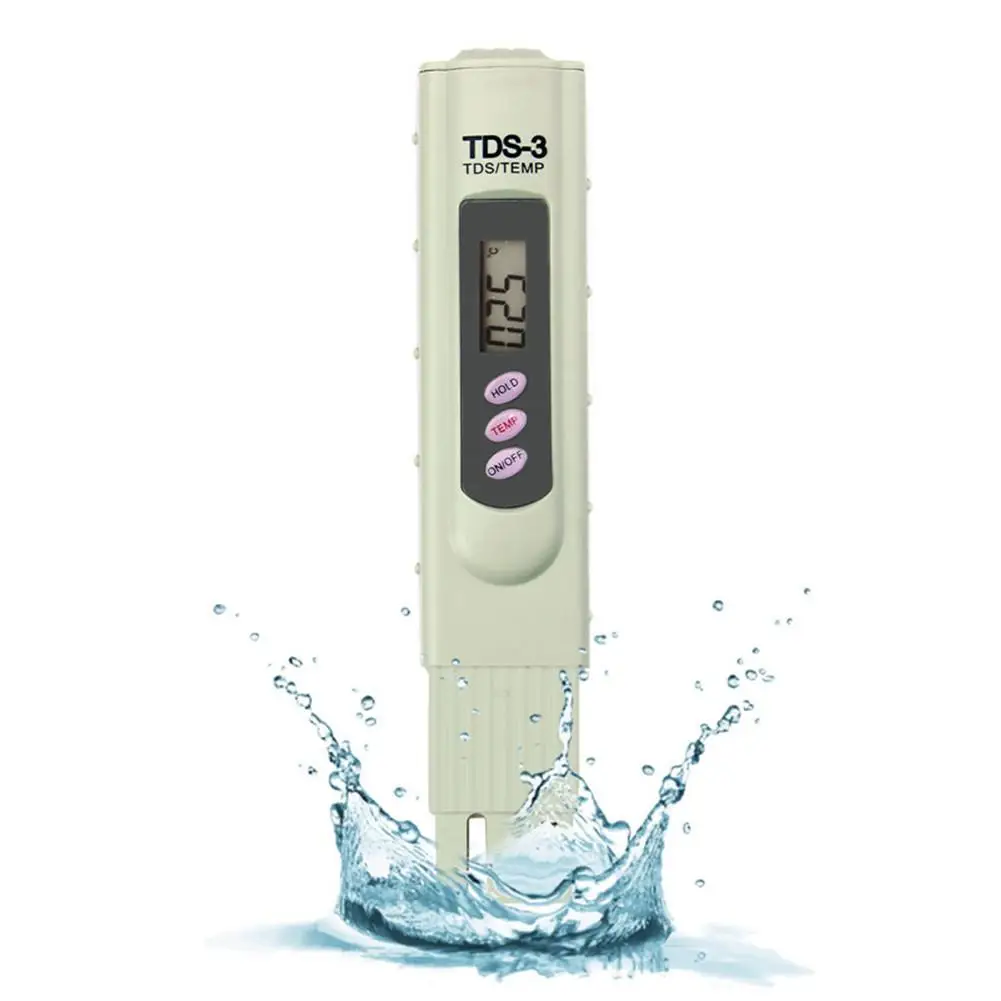 Цифровой тестер качества воды TDS-3 измеритель чистоты с ЖК дисплеем аксессуары