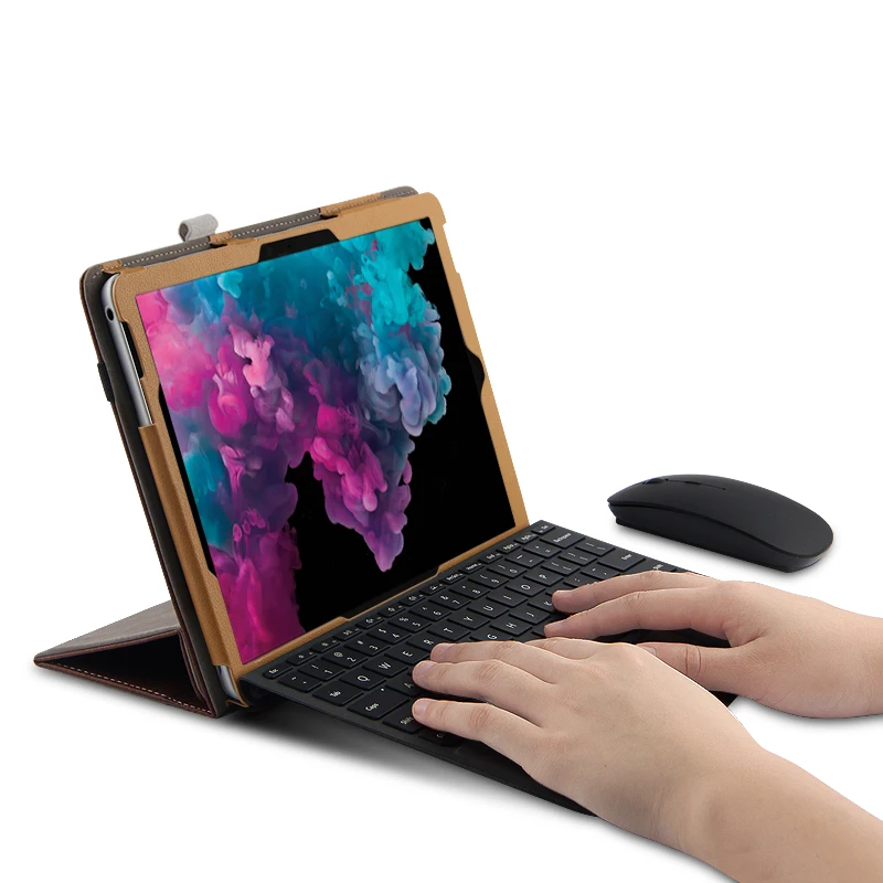 Складной чехол-книжка с подставкой для Microsoft Surface Pro4 Pro 4 чехол 12 3 дюйма из
