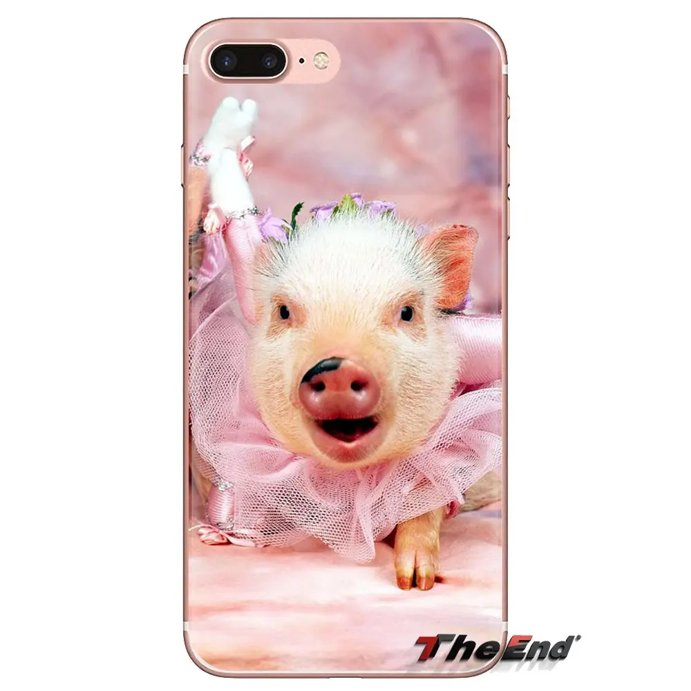 For Huawei G7 G8 P7 P8 P9 P10 P20 P30 Lite Mini Pro P Smart Plus 2017 2018 2019 Hot selling cute pig Transparent TPU Cases Cover |