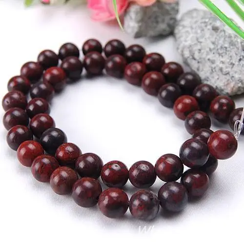 

Natural stone flower red necklace raw material beads handmade or purchase their own materials diy wholesale and retail goods