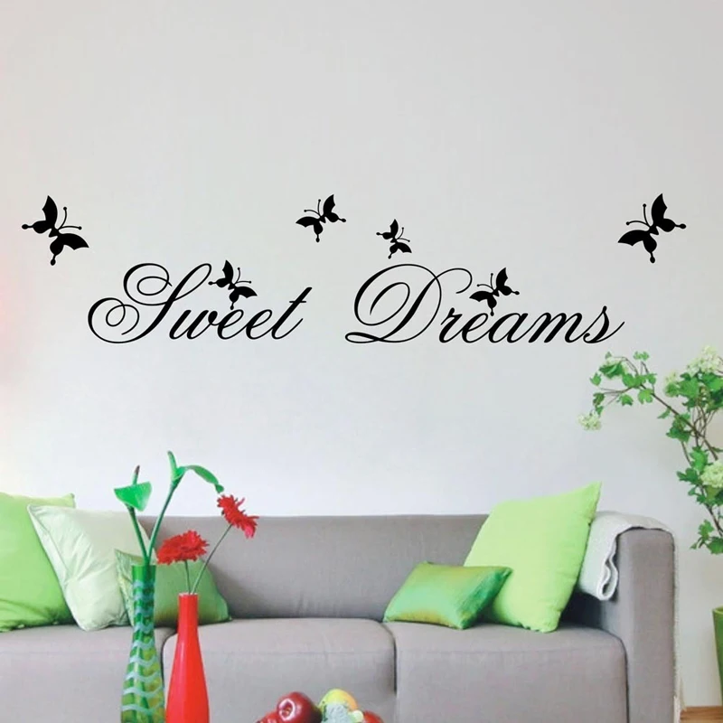 Настенные стикеры Sweet Dreams для детской комнаты спальни украшение сделай сам