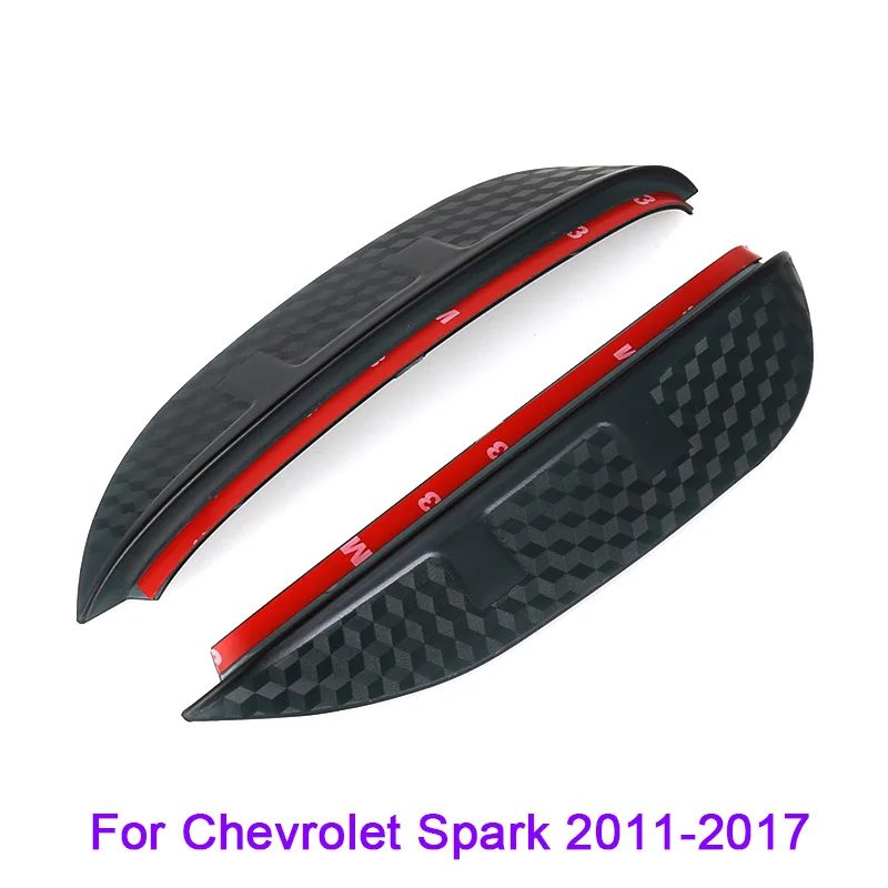Зеркало заднего вида QCBXYYXH для Chevrolet Aveo Epica Spark декоративное карбоновое зеркало