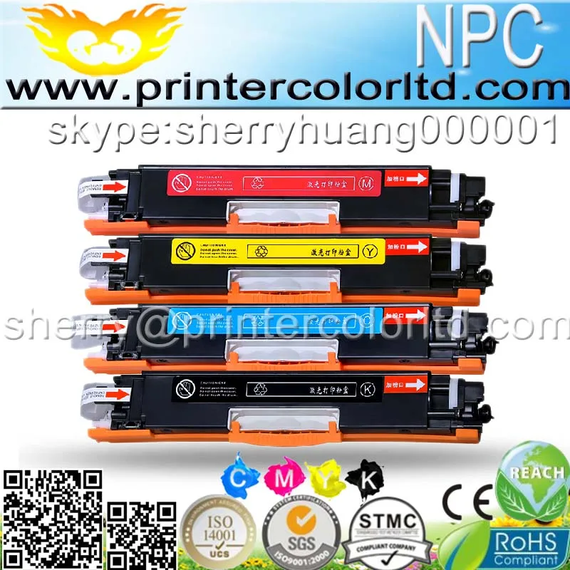 Цветной картридж laserjet для HP CP1025 1025 CP1025nw MFP M175 M275 лазерный принтер HP126A CE310A CE311A CE312A