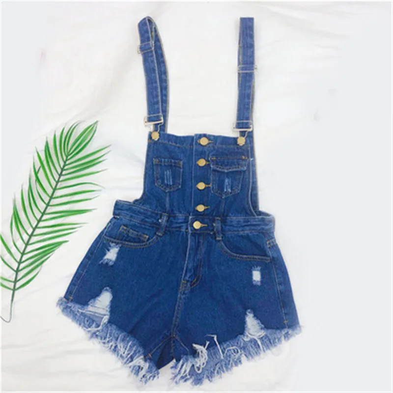 Dark Blue Женские джинсовые комбинезоны RIISDA, корейские Стильные комбинезоны, женский джинсовый комбинезон, хлопковый спортивный костюм на бретельках, женские высокие комбинезоны с талией - Цвет: Dark Blue