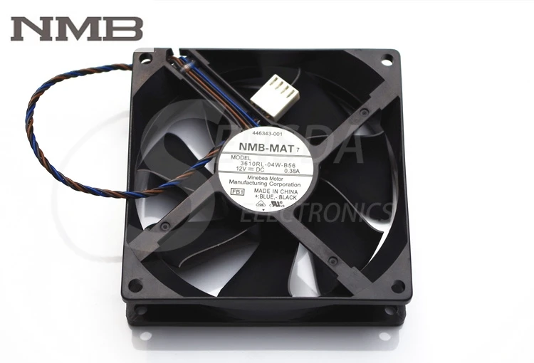 Оригинальный Для NMB 3610RL 04W B56 12V 0.38A 9025 90x90x25 мм 9 см инвертор сервера ШИМ контроль