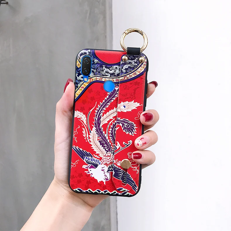Ремешок на запястье Чехол для huawei Honor 9 Lite 8X10 играть Коврики 20 Lite P30 P20 Pro Nova 4 3 3i 3E 4E Y7 Prime Y9 Зеркало Обложка