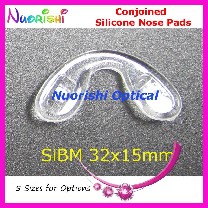 100 шт. прозрачные мягкие силиконовые очки с соединяющимся мостиком носоупоры 5