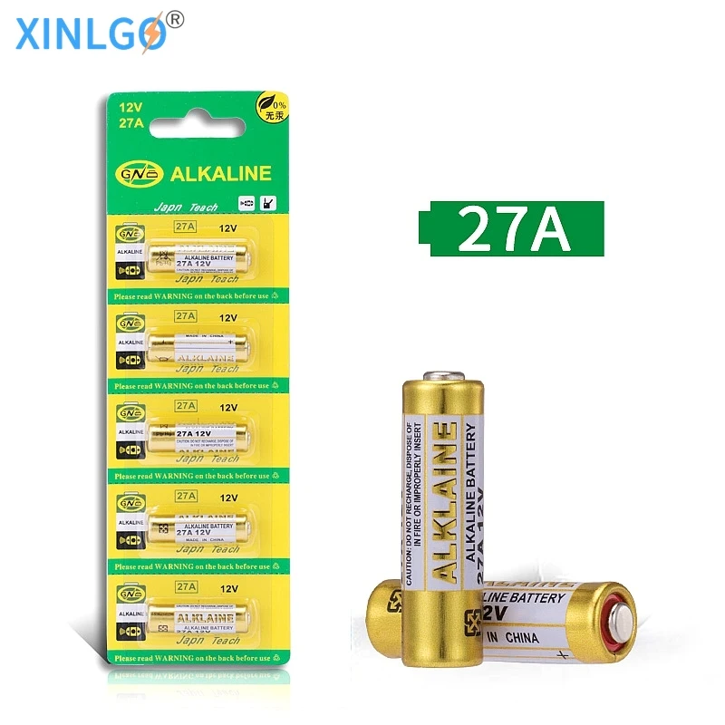 5 шт./лот A27 Батарея 12В щелочные Тип 12 вольт 27A MN27/A27 GP27A A27BP V27A VR27 L828 для гаражных