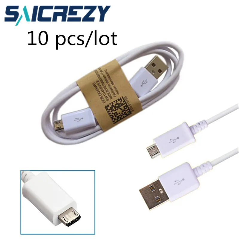 10 шт./лот 1м микро USB мобильный телефон зарядки Шнур data Кабель для телефона Redmi Samsung