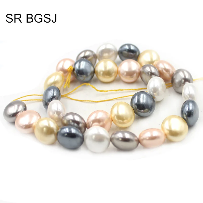 Free Shipping 14mm Coin Button Natural MOP Shell OF Pearl Jewelry Making Beads Strand 15&quot|Бусины| |