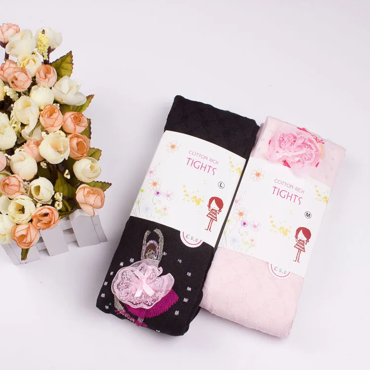 Лидер продаж высококачественные вязаные штаны для танцовщиц детские колготки