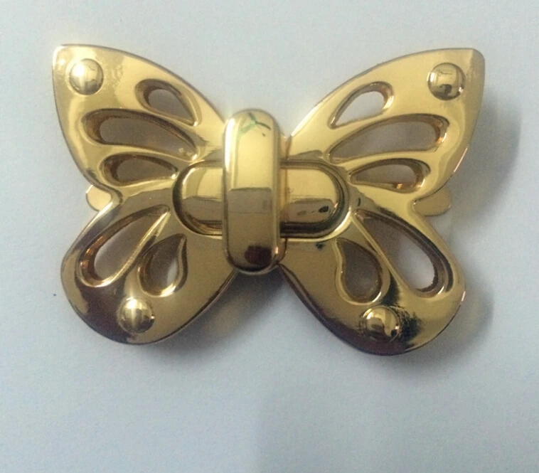 

12 pcs/ lot Zinc alloy handbags luggage hardware lock butterfly