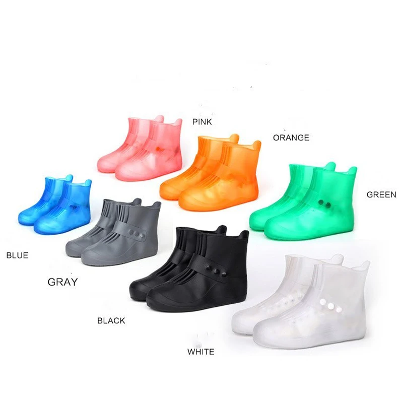Lizeruee ПВХ водонепроницаемые чехлы для дождливой обуви многоразовые дождевые