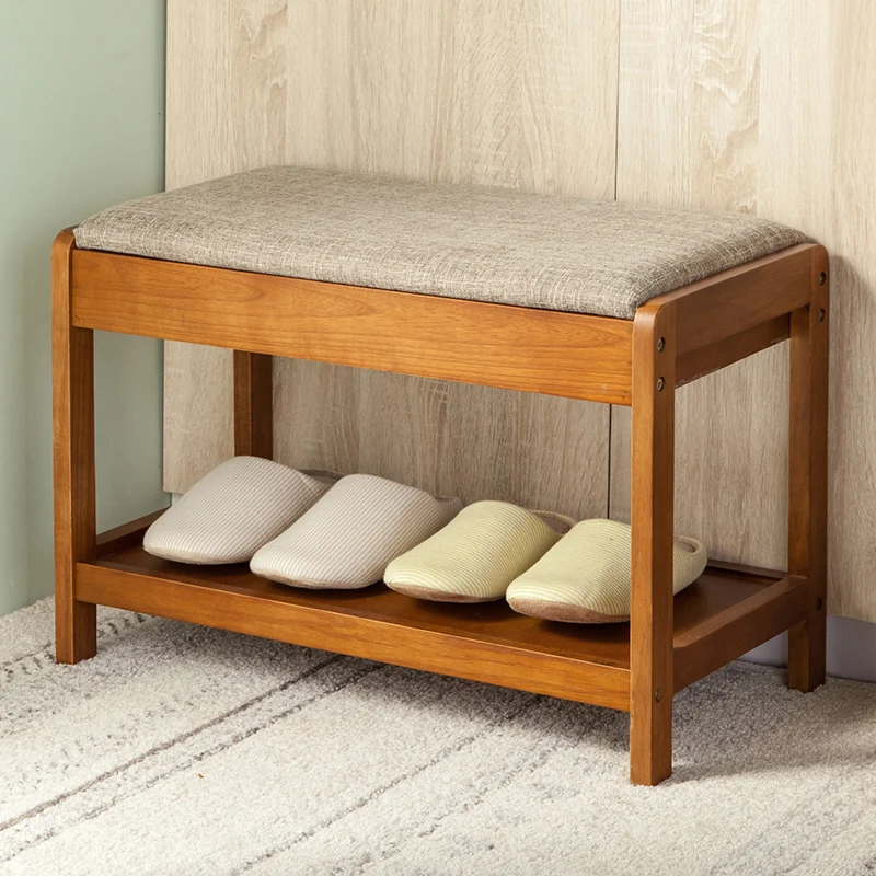 SINGAYE 2018 New Comfortable Shoe Bench Chair Wood Stools Shoes Furniture Sofa Storage Box Containing Modern Rack | Мебель