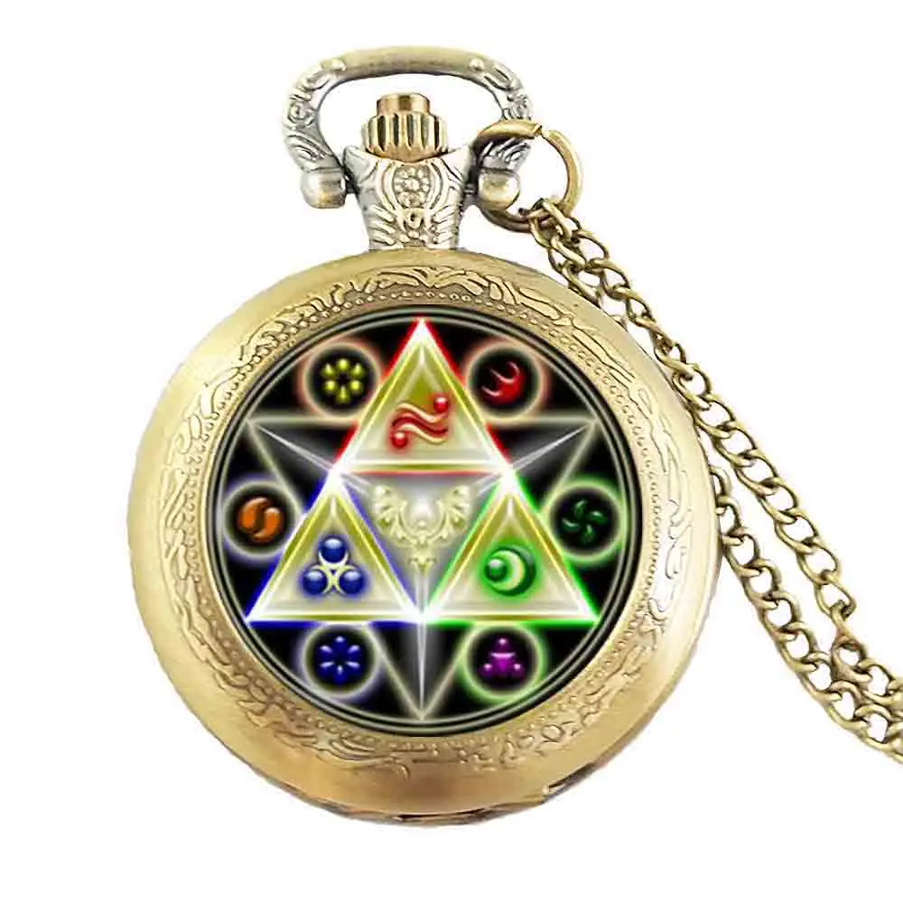 Винтажное колье на цепочке ворота времени Hyrule Historia эмблема ювелирные изделия
