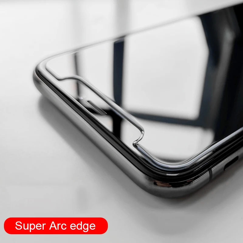 

CHYI 9H Big Arc Glass For iphone 12 11 pro max Screen Protector Tempered glass For iPhone XR X XS Max Large arc edge