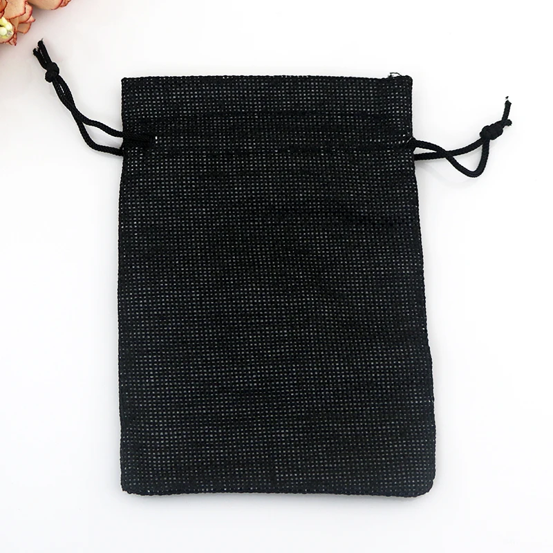 

Small Drawstring Jute Bag 7*9cm Cute Gift Bag Wedding Use Sachet Storage Charms Jewelry Accessories Packaging Linen Bags