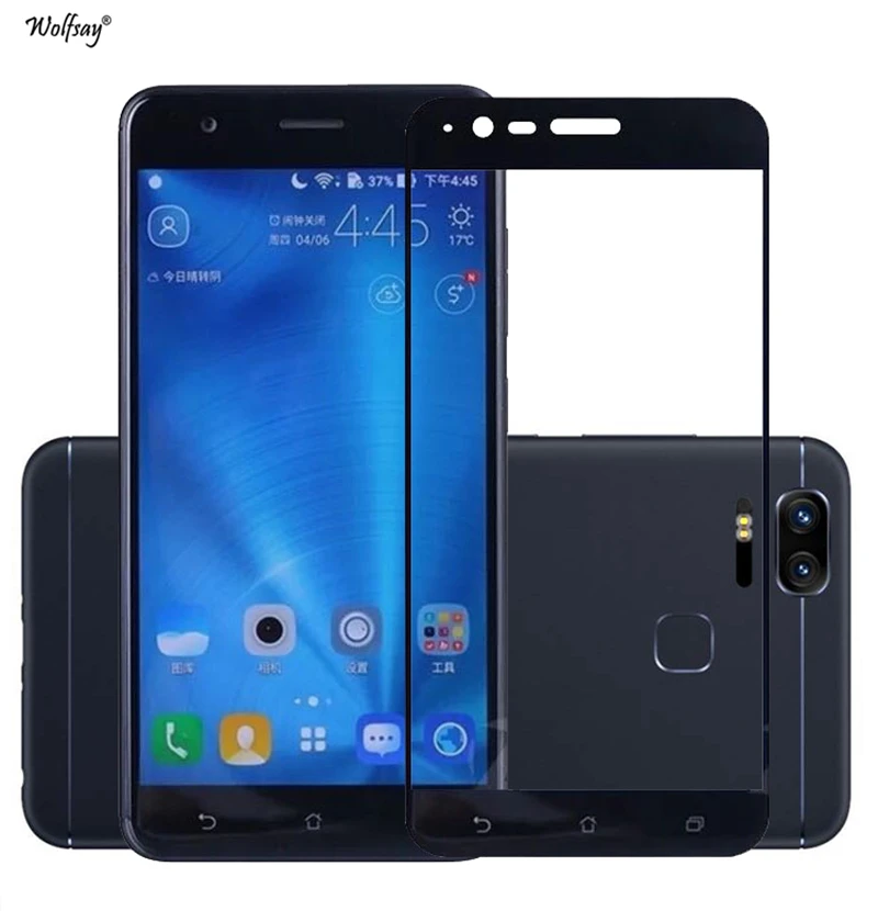 Wolfsay 2 шт для стекла Asus Zenfone 3 Zoom ZE553KL защита экрана закаленное стекло защитная