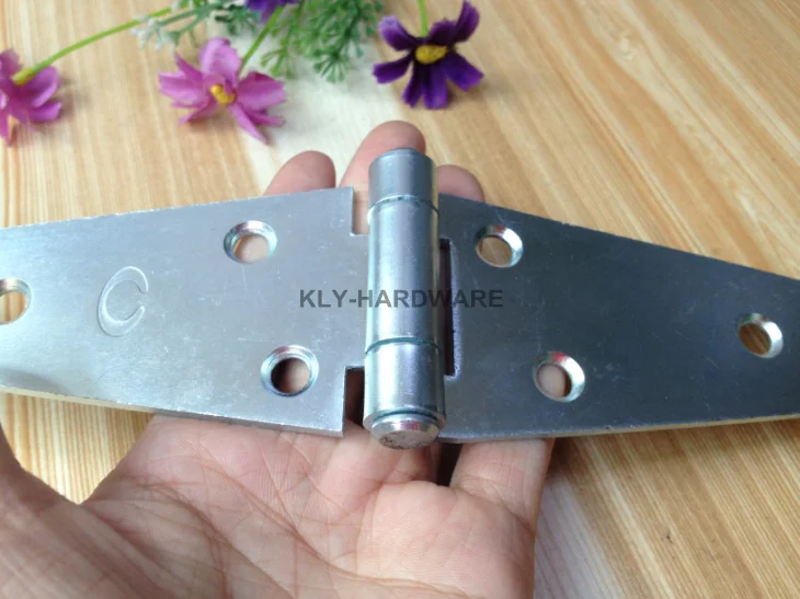 6 inch Heavy Duty Strap Hinges Zinc Plated black hinge shed door hardware |