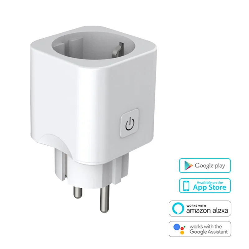 Умный дом Wifi вилка мини умная розетка ЕС EWeLink совместима с Alexa/Google Home Mini/IFTTT|Умные