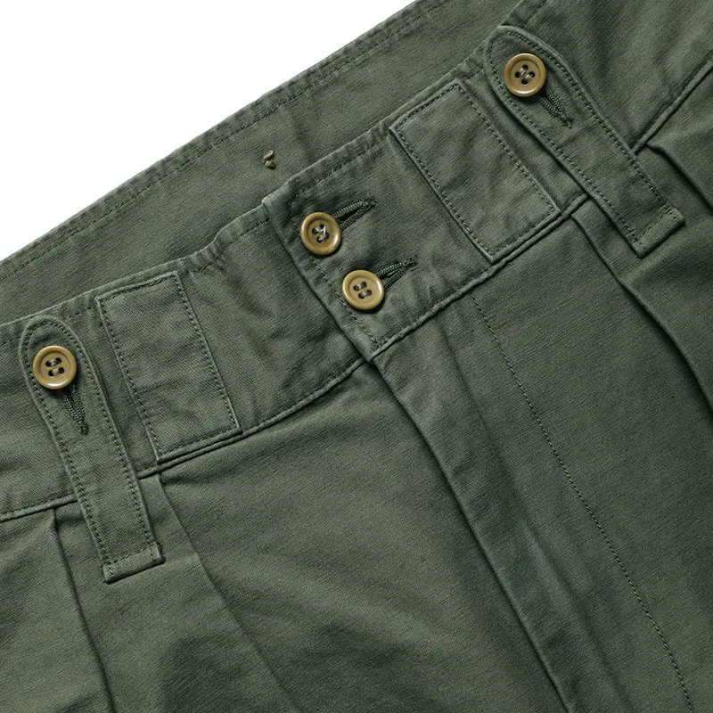 NC-0002 US Military Style Cargo Pants Mens 10oz Cotton Vintage OG107 Loose Casual Trousers