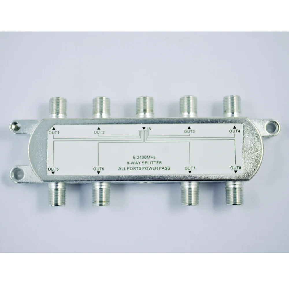 Лучшие предложения 8 полосная ТВ антенна RF коаксиальный кабель сплиттер для