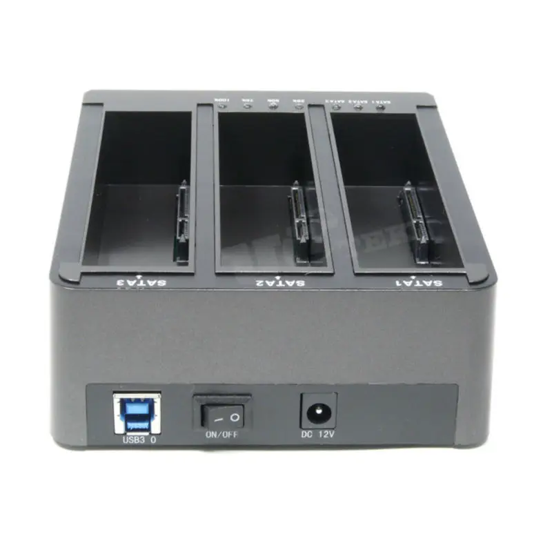 USB 3.0 до 3 Bay SATA Жесткий Диск HDD Док-Станция Для 2.5 &quot/3.5&quot ОТБ OTC с 2-портовый USB3.0 HUB |