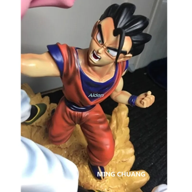 12 &quotДраконий жемчуг статуя Супер Saiyan бюст Сон Гоку бой Majin Buu полная длина портрет