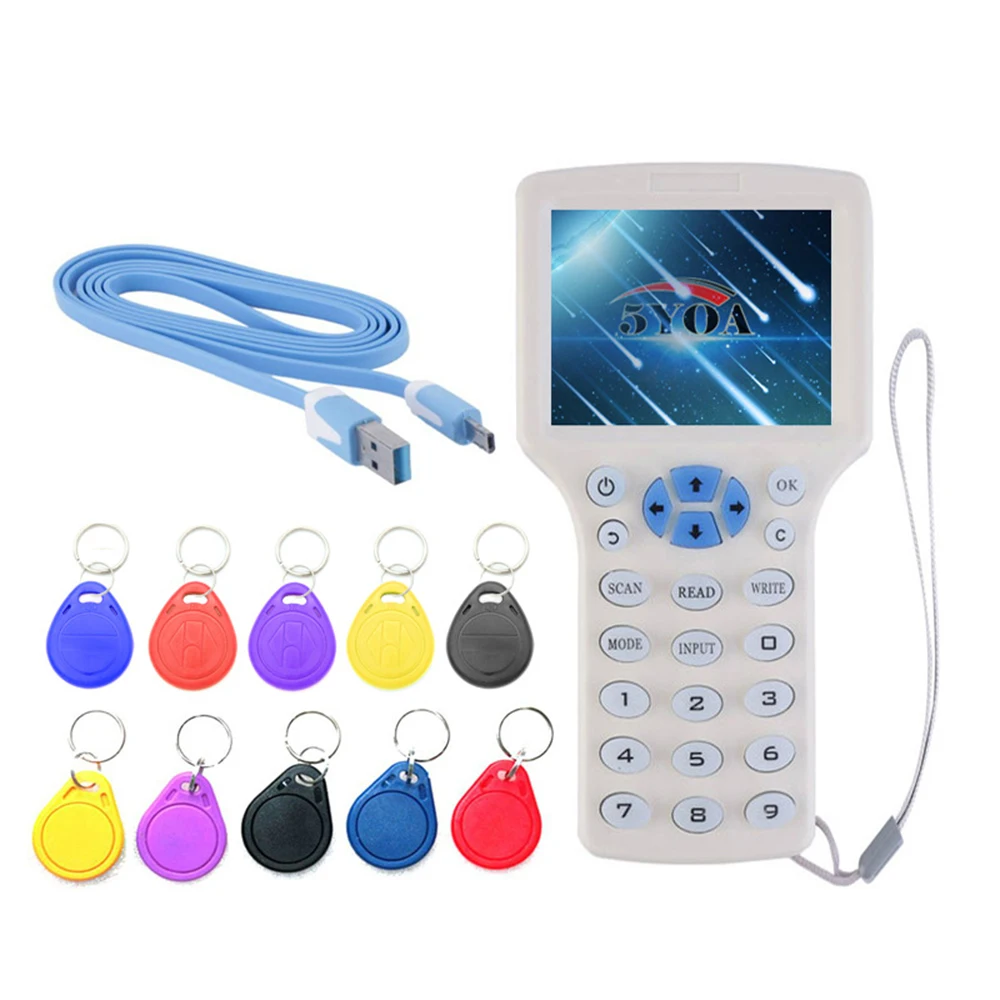Копировальный аппарат RFID с частотой 125 кГц/13 56 МГц считыватель ID IC записывающее