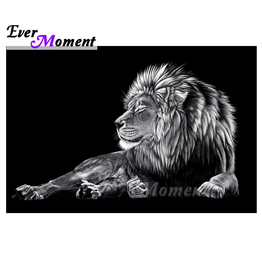 

Ever Moment Diamond Painting Lion Artwork Picture Of Rhinestone Full Square Drill Cross Stitch Diamond Embroidery 3F1685