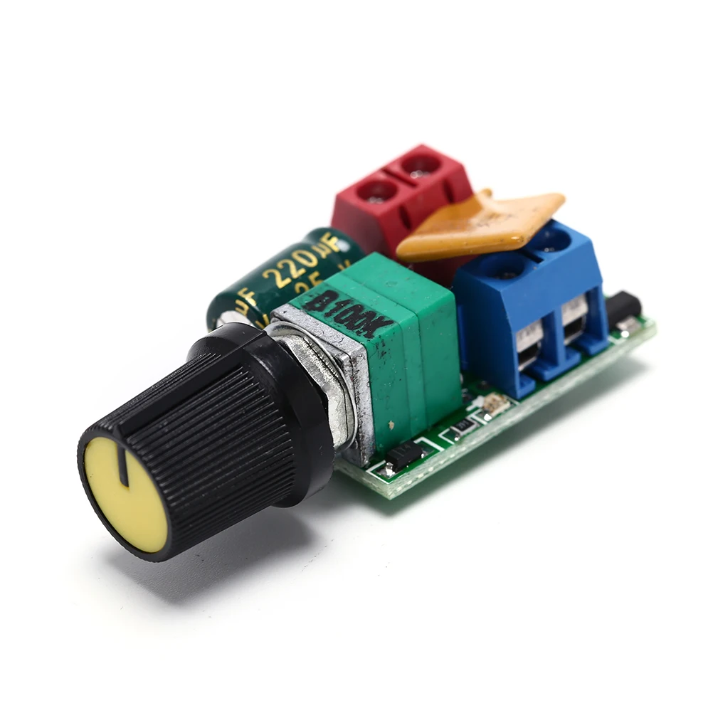 Мини двигатель постоянного тока контроллер скорости ШИМ 3V 6 в 12 В 24 35VDC 90W 5a мотора