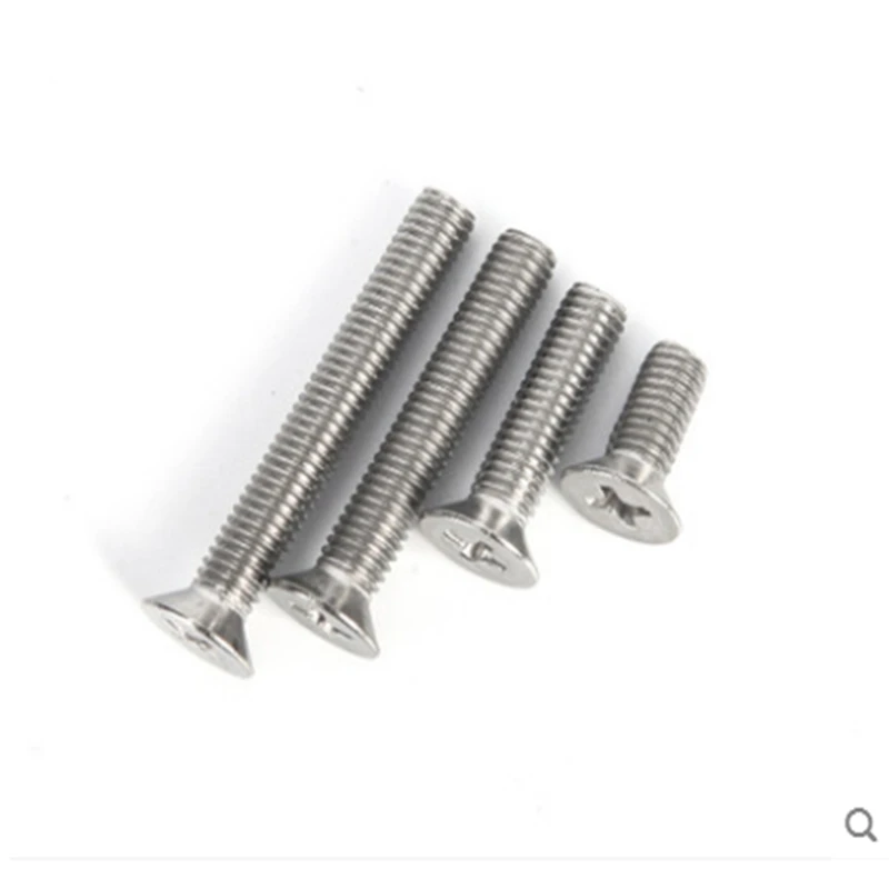 1 шт. 304 нержавеющая сталь потайная головка винт M5 6mm8mm10mm12mm16mm20mm30mm40mm50mm6mm100mm|Винты| |