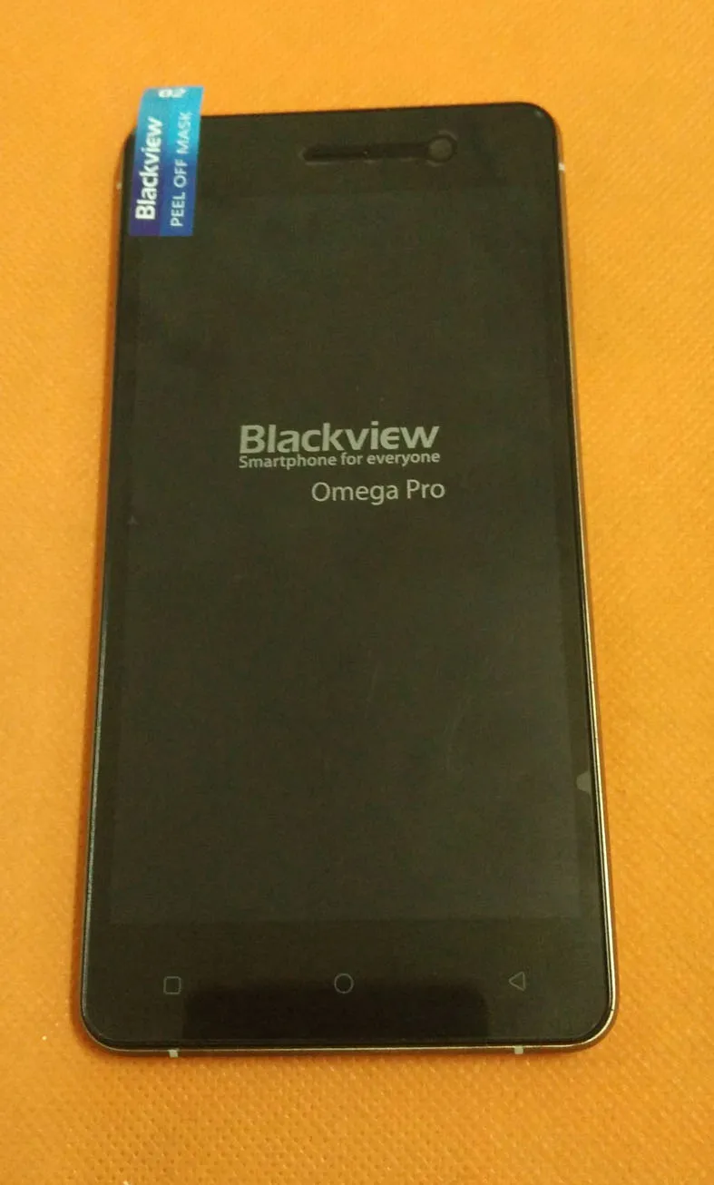 Оригинальный ЖК дисплей б/у экран + сенсорный рамка для Blackview Omega Pro MTK6753