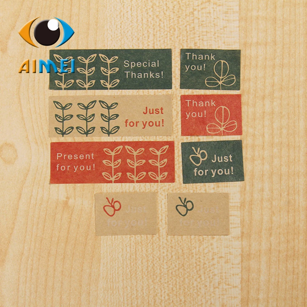

Manufacturer of a lot of cash supply kraft paper grass series sealing decorative button gift tags