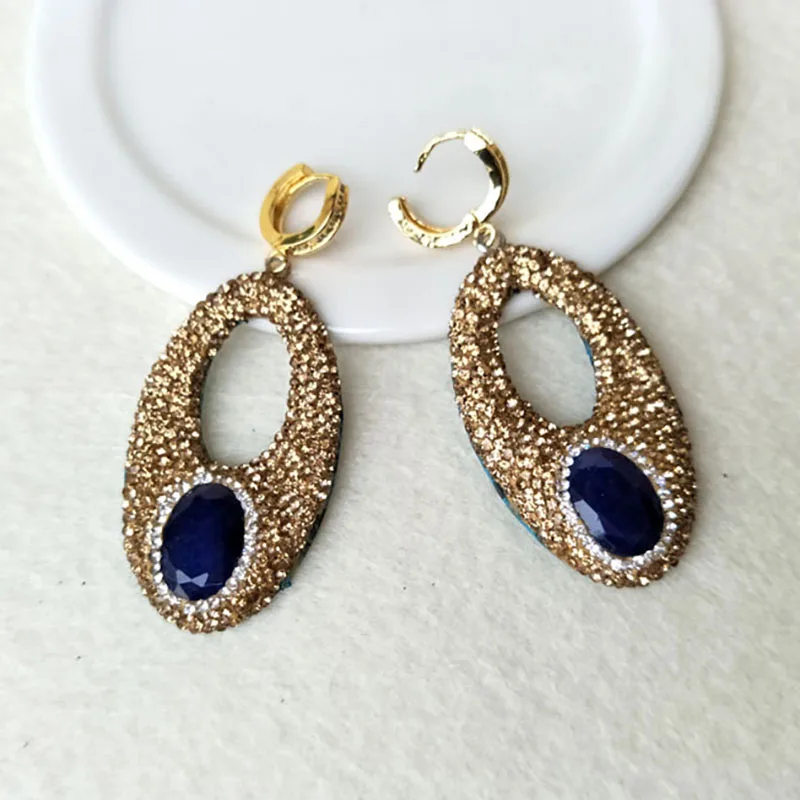 4 пары серьги подвески с натуральным драгоценным камнем|dangle drop earings|dangle earringsdrop dangle