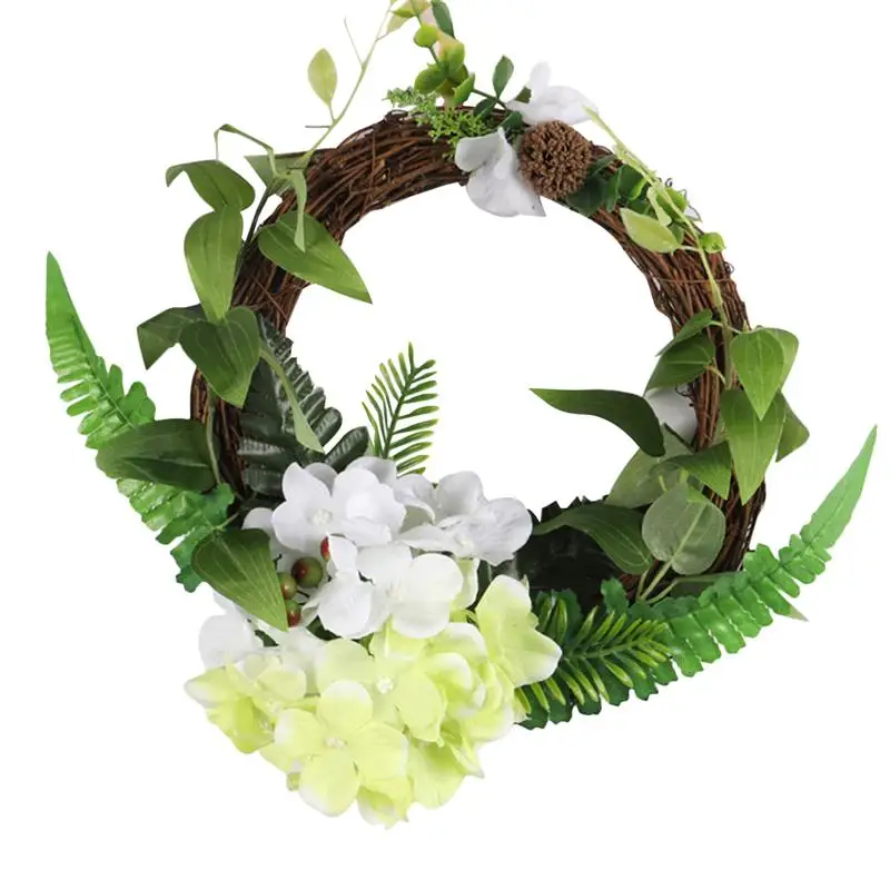 Flower Headband Floral Leaf Rattan Vine Hair Wreath Hoop Headdress Headwear for Hotel Restaurant Christmas Wedding | Дом и сад