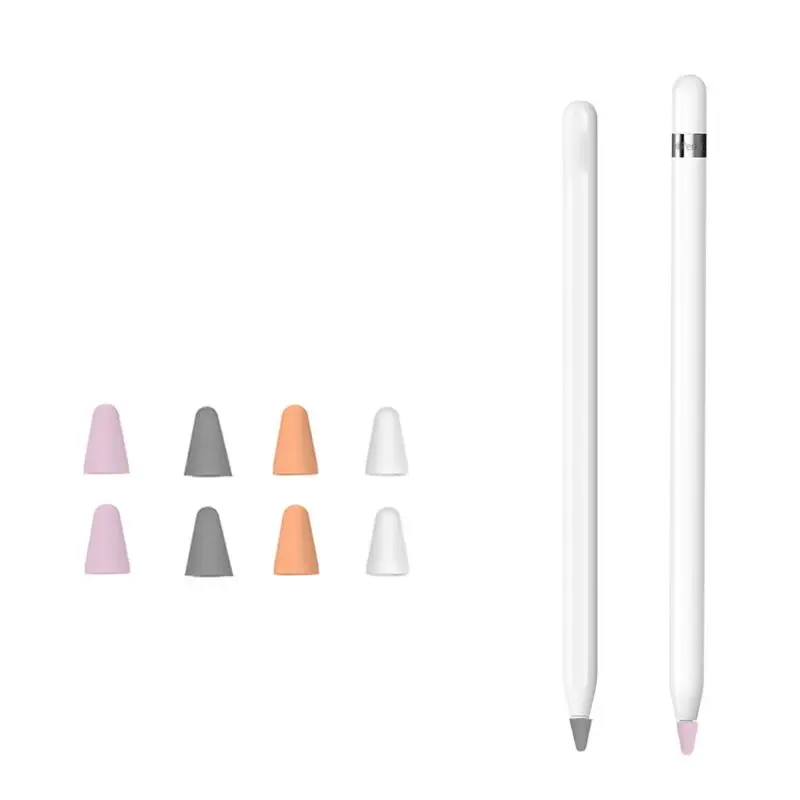 Новинка 2019 лидер продаж 5 шт. силиконовый защитный чехол с перьями для Apple Pencil 1st 2nd