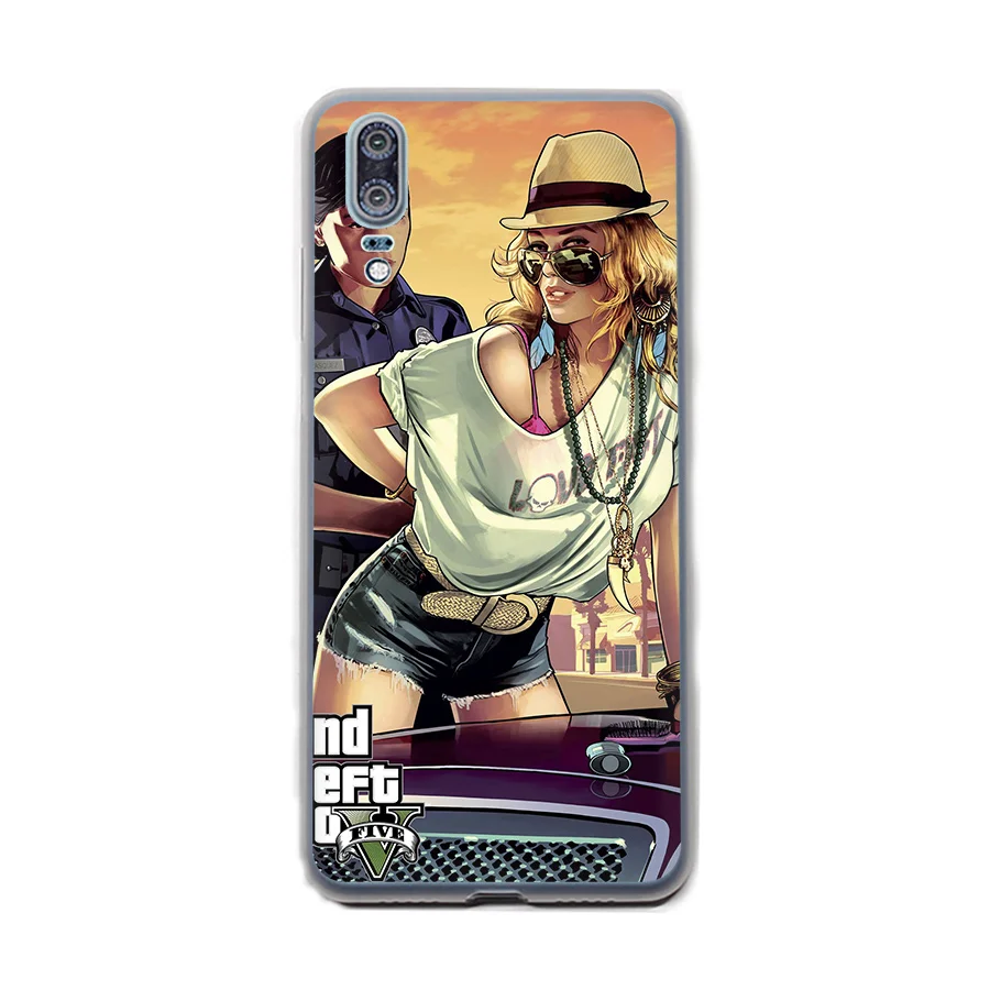 Мягкий ТПУ чехол Rockstar Gta 5 Grand Theft Cover для huawei P30 P8 P9 P10 P20 Lite Pro 2015 2016 2017 P Smart | Мобильные