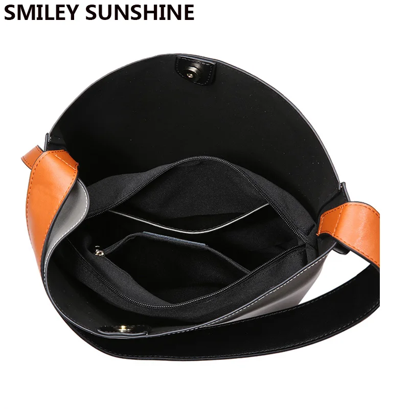 SMILEY SUNSHINE, модная женская сумка-мешок из натуральной коровьей кожи, роскошная женская сумка на плечо, женская сумка