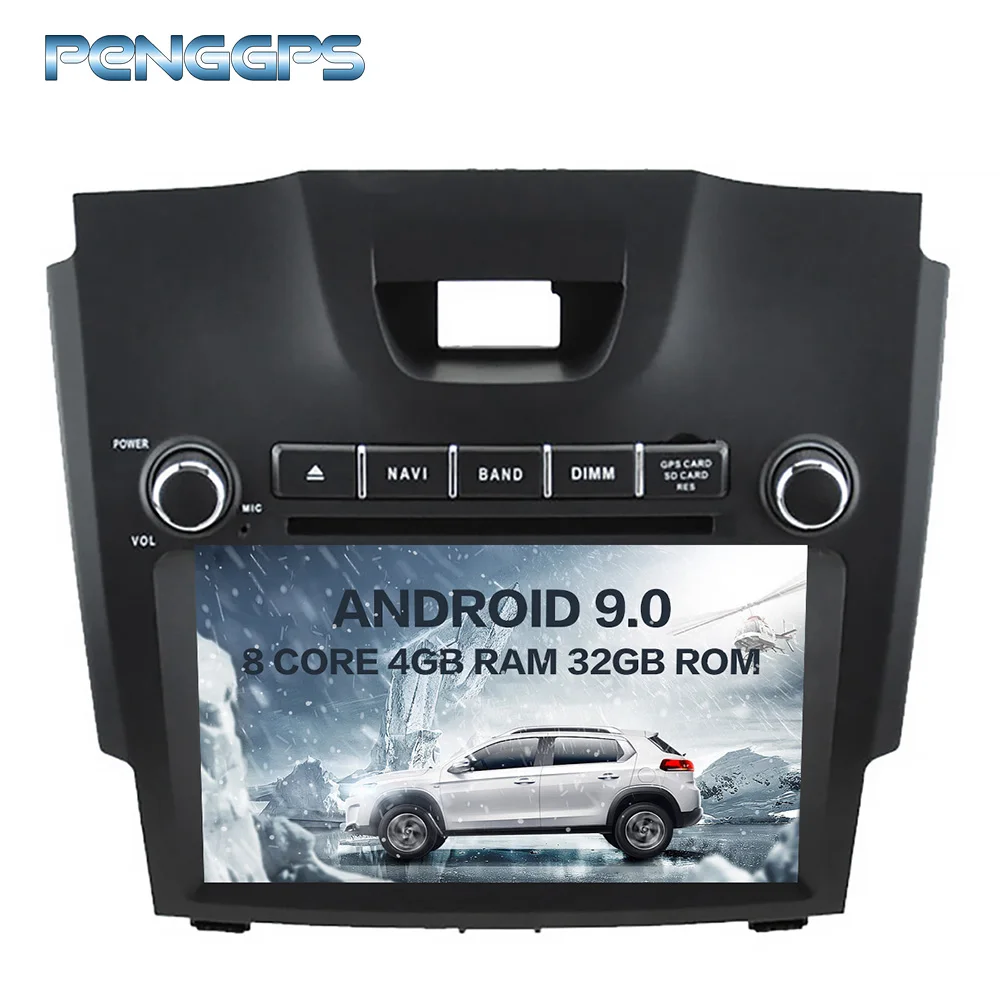Автомобильный DVD-плеер с GPS Android 9 0 радио для Chevrolet Chevy Holden S10 TRAILBLAZER ISUZU D-MAX экран