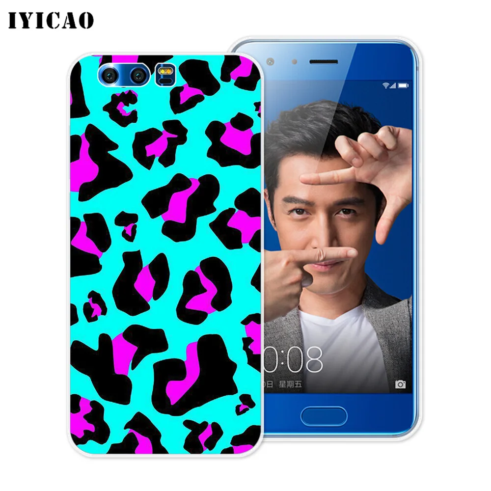 IYICAO Мягкий силиконовый чехол с леопардовым принтом тигра зебры для Huawei Y9 Y7 Y6 Prime