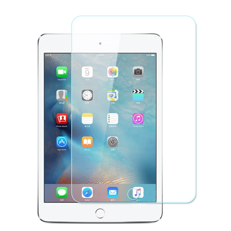 Прямой край закаленное Стекло для Apple iPad Mini 1 2 3 4 5 iPad2 на возраст 6 Pro10.5 11 12 9 Защитная