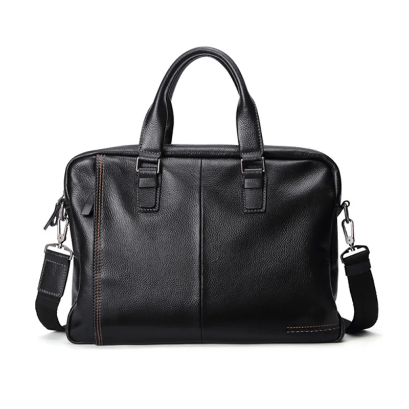 

DISNOCI 2018 мужской портфель из натуральной кожи мужские деловые сумки Большая вместительная сумка для ноутбука модная мужская сумка через пле...