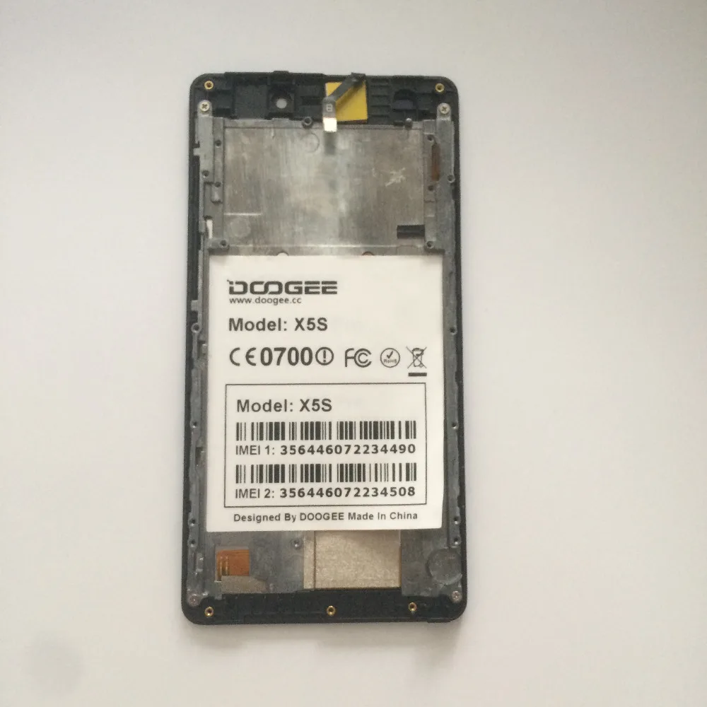 Б/у ЖК-экран + сенсорный экран рамка для Doogee X5S MT6735 Quad Core 5 0 дюйма HD 1280x720 | Мобильные